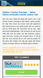 Mobile Screenshot of onlinecasinosverige.org